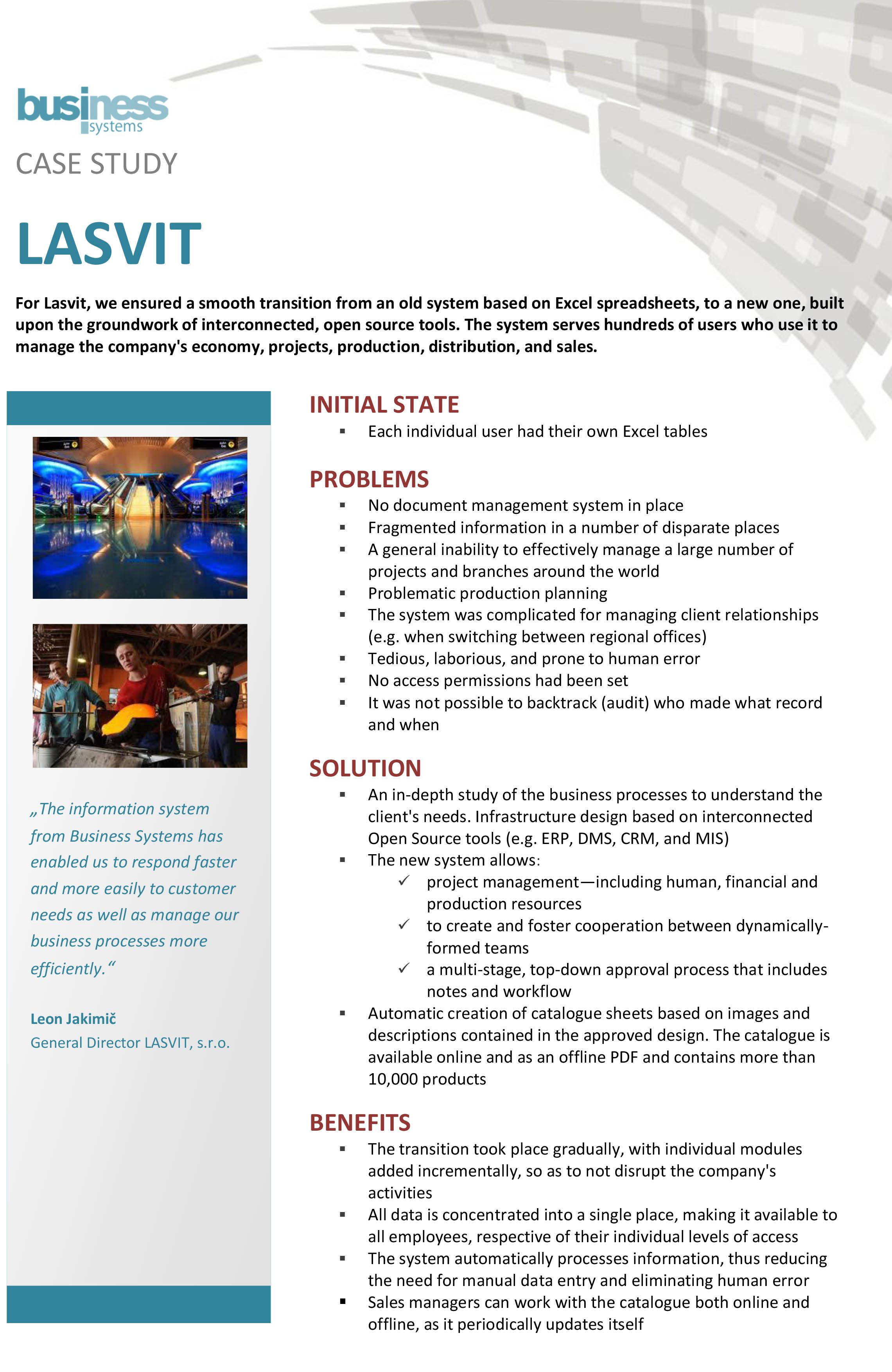Case study Lasvit